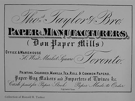 Thomas Taylor & Brotther Paper Manufacturers